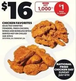 Independent Grocer Chicken favorites offer