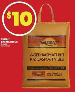 Independent Grocer Suraj basmati rice offer