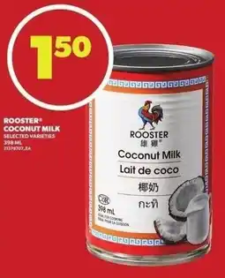 Independent Grocer Rooster coconut milk offer