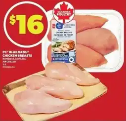 Independent Grocer PC blue menu chicken breasts offer