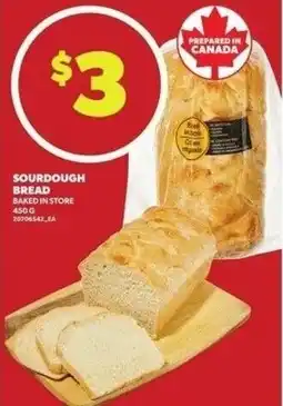 Independent Grocer Sourdough bread baked offer