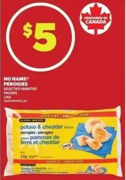 Independent Grocer No name perogies offer