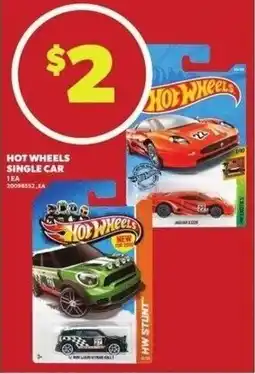 Independent Grocer Hot wheels single car offer