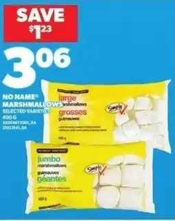 Independent Grocer No name marshmallows offer