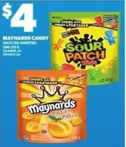 Independent Grocer Maynards candy offer