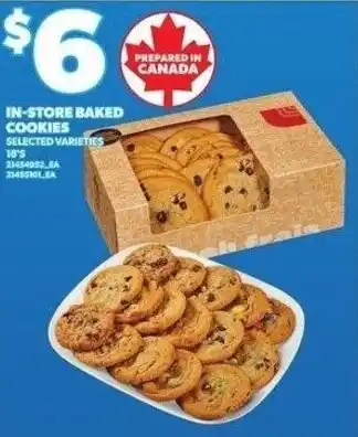Independent Grocer In-store baked cookies offer