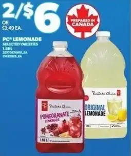 Independent Grocer PC lemonade offer