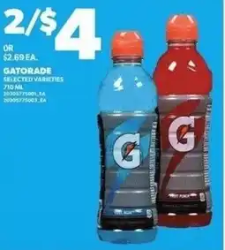 Independent Grocer Gatorade offer