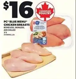 Independent Grocer PC blue menu chicken breasts offer
