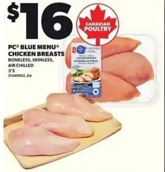 Independent Grocer PC blue menu chicken breasts offer