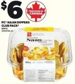 Independent Grocer Pc naan dippers club pack offer