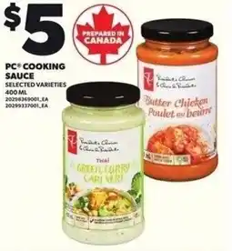 Independent Grocer PC cooking sauce offer