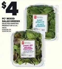 Independent Grocer PC mixed salad greens offer