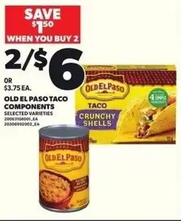 Independent Grocer Old el paso taco components offer