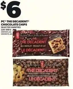 Independent Grocer Pc the decadent chocolate chips offer