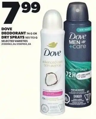 Independent Grocer Dove deodorant offer