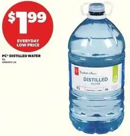 Independent Grocer PC distilled water offer
