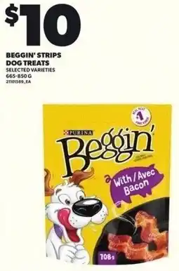 Independent Grocer Beggin' strips dog treats offer