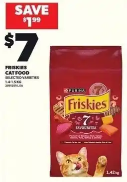 Independent Grocer Friskies cat food offer