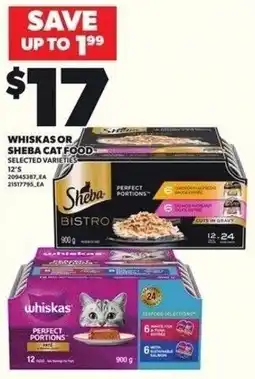 Independent Grocer Whiskas or sheba cat food offer
