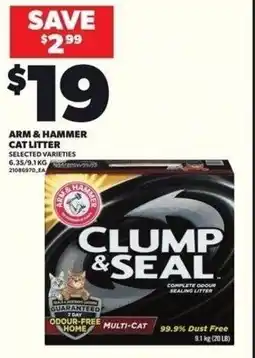 Independent Grocer Arm & hammer cat litter offer