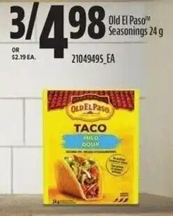 Independent Grocer Old El Paso Seasonings offer
