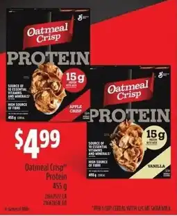 Independent Grocer Oatmeal crisp protein offer