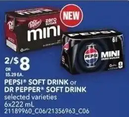 Independent Grocer Pepsi soft drink or Dr pepper soft drink offer