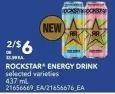 Independent Grocer Rockstar energy drink offer
