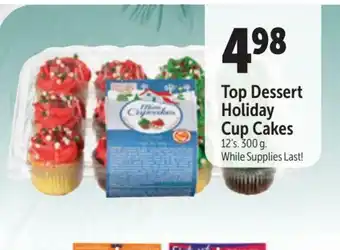 Family Foods Top Dessert Holiday Cup Cakes offer