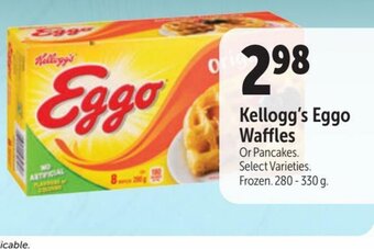 Family Foods Kellogg's Eggo Waffles offer
