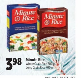 Family Foods Minute Rice offer