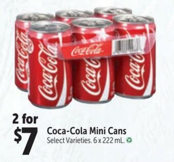 Family Foods Coca-Cola Mini Cans offer