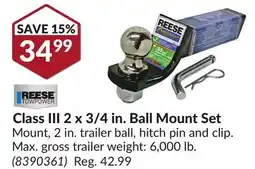 Princess Auto Class III 2 x 3/4 in. Ball Mount Set offer