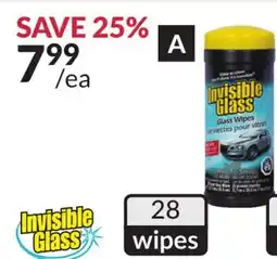 Princess Auto Premium Glass Cleaners or Wipes offer