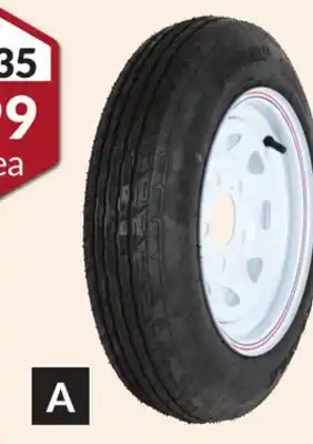 Princess Auto 4.80-12 Trailer Tire Assemblies offer