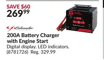 Princess Auto 200A Battery Charger with Engine Start offer