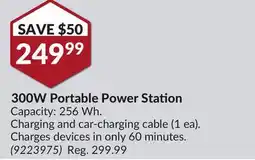 Princess Auto 300W Portable Power Station offer