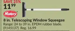 Princess Auto 8 in. Telescoping Window Squeegee offer