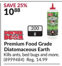 Princess Auto Premium Food Grade Diatomaceous Earth offer
