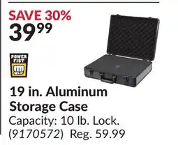 Princess Auto 19 in. Aluminum Storage Case offer