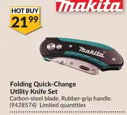 Princess Auto Folding Quick-Change Utility Knife Set offer