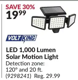 Princess Auto LED 1,000 Lumen Solar Motion Light offer