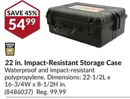 Princess Auto 22 in. Impact-Resistant Storage Case offer