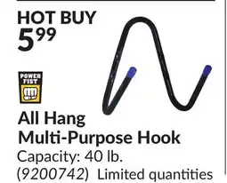 Princess Auto All Hang Multi-Purpose Hook offer
