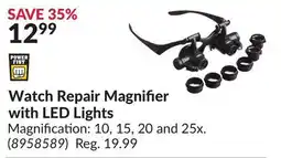 Princess Auto Power Fist Watch Repair Magnifier with LED Lights offer