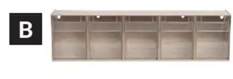Princess Auto Tilt-Out Storage Cabinets, 5 Bin. Dimensions: 23-5/8L x 6-1/2W x 5-1/8H in offer
