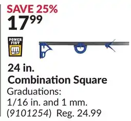 Princess Auto 24 in. Combination Square offer