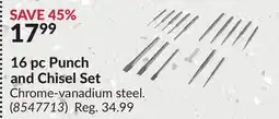 Princess Auto 16 pc Punch and Chisel Set offer