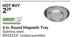 Princess Auto 6 in. Round Magnetic Tray offer